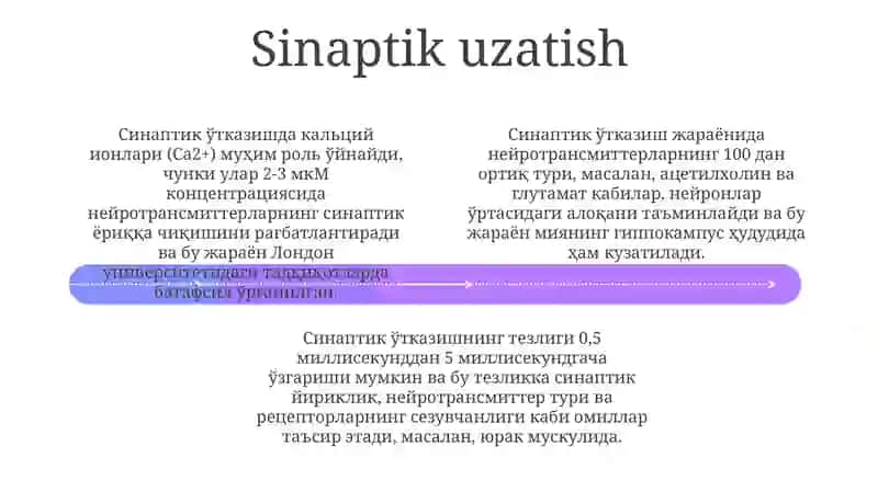Neyronlarda nerv impulslarini hosil boʻlishi mexanizmlari 4