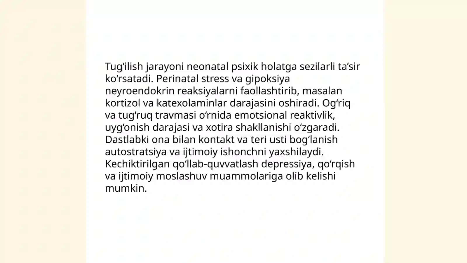 Embrional va fetal davrda psixik rivojlanish xususiyatlari 4