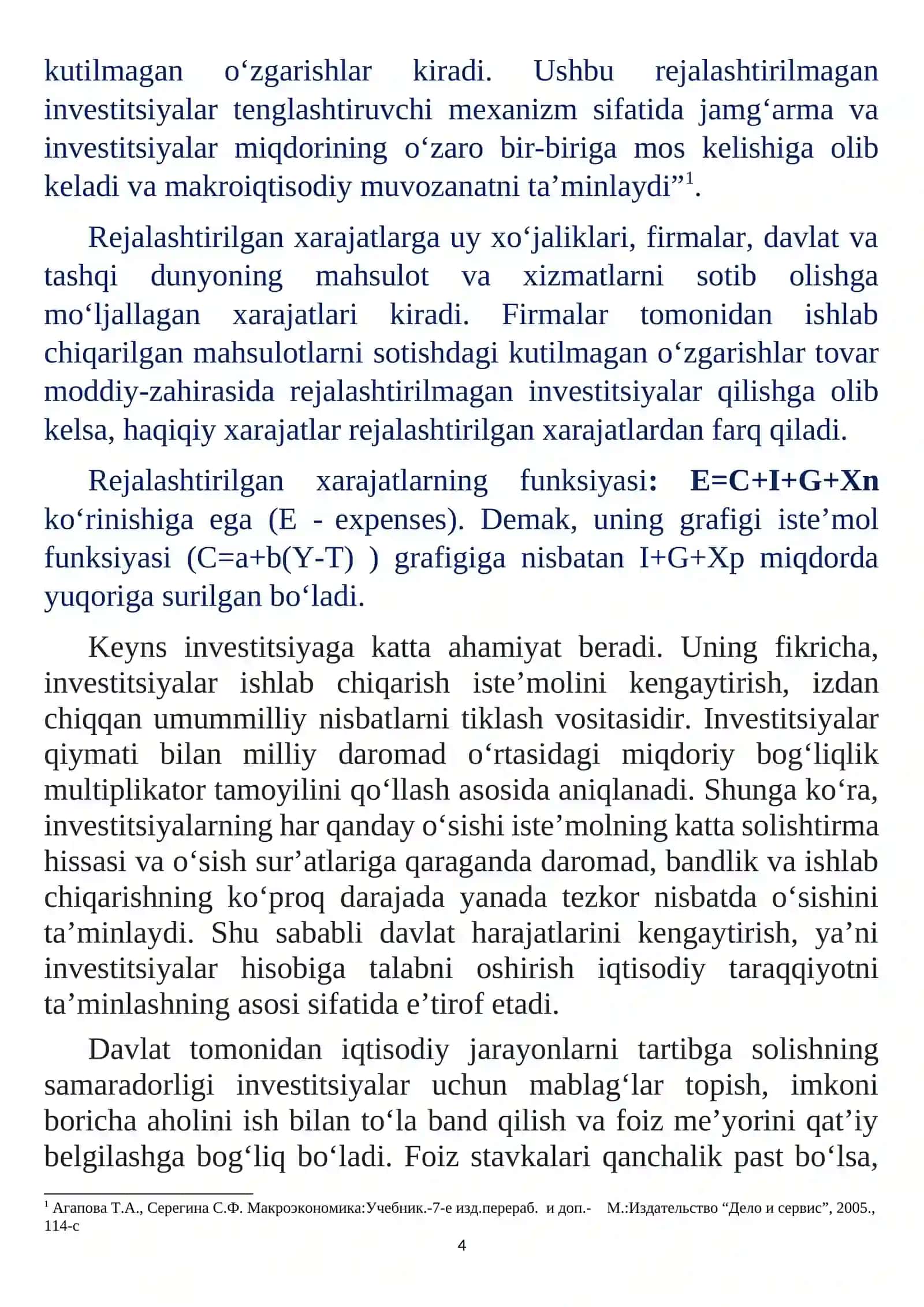 KEYNS MODELLARI VA FILLIPS EGRI CHIZIG‘I 4