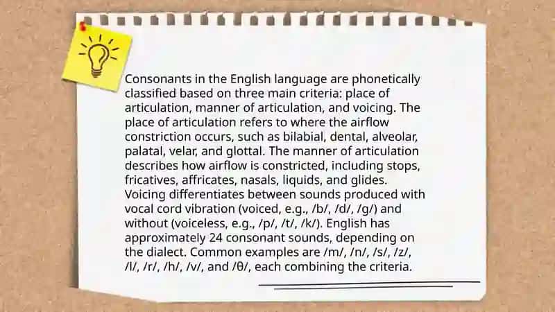 Consonants and vowels 4