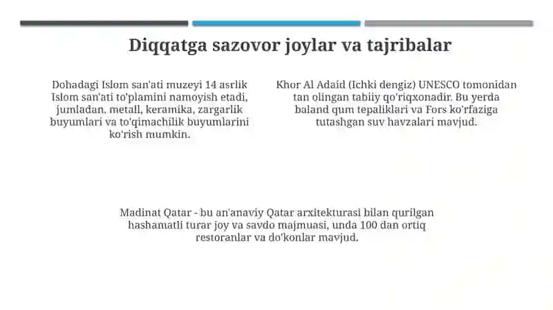 Qatar turizmi 4