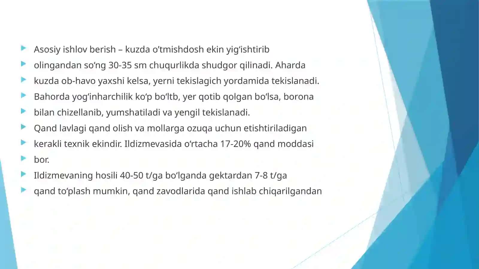 O`G`IT QO`LLASH TIZIMI FANIDAN KURS ISHI TAQDIMOTI 4