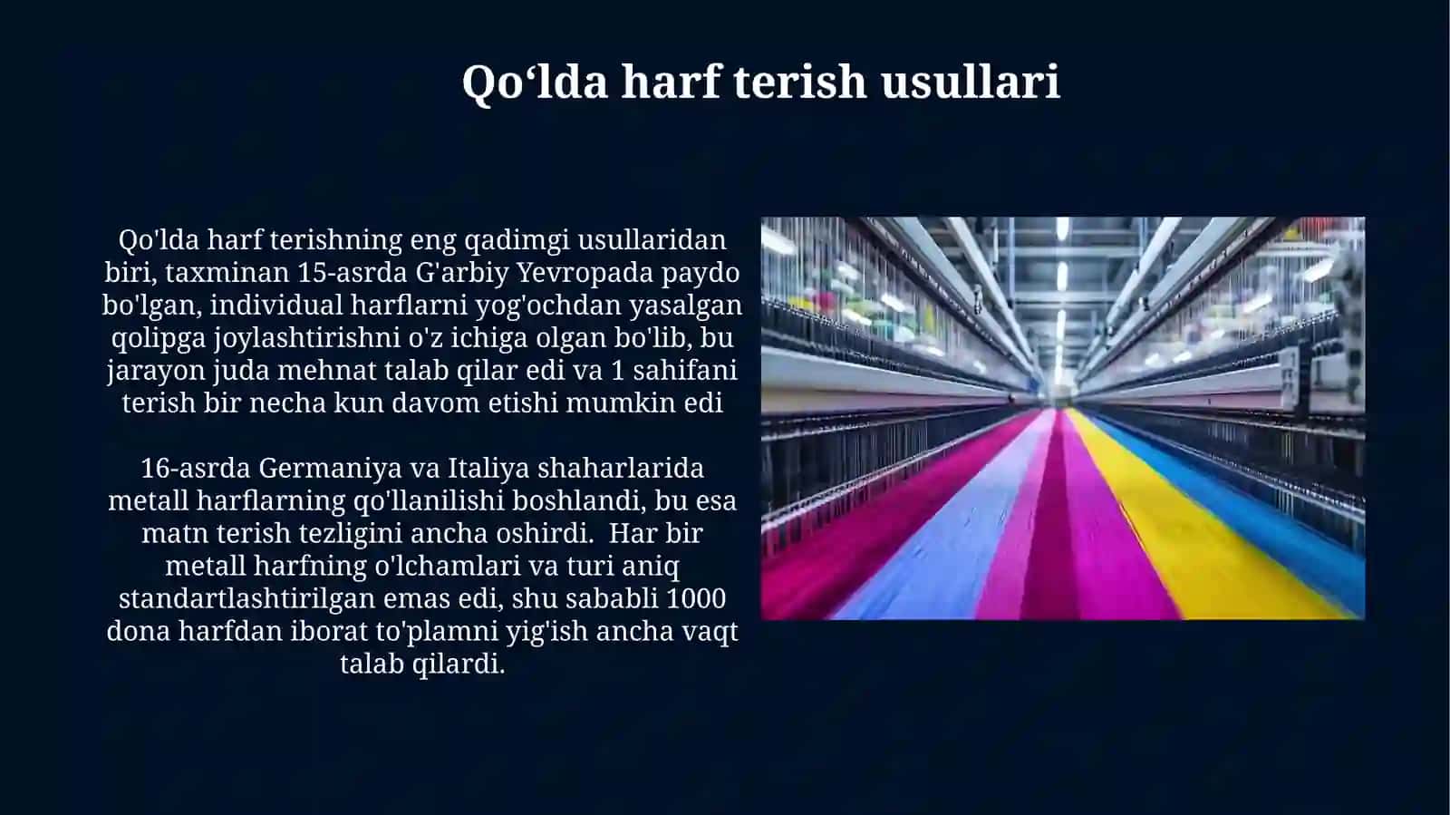 Bosmaxona Texnologiyalarining Rivojlanishi 4