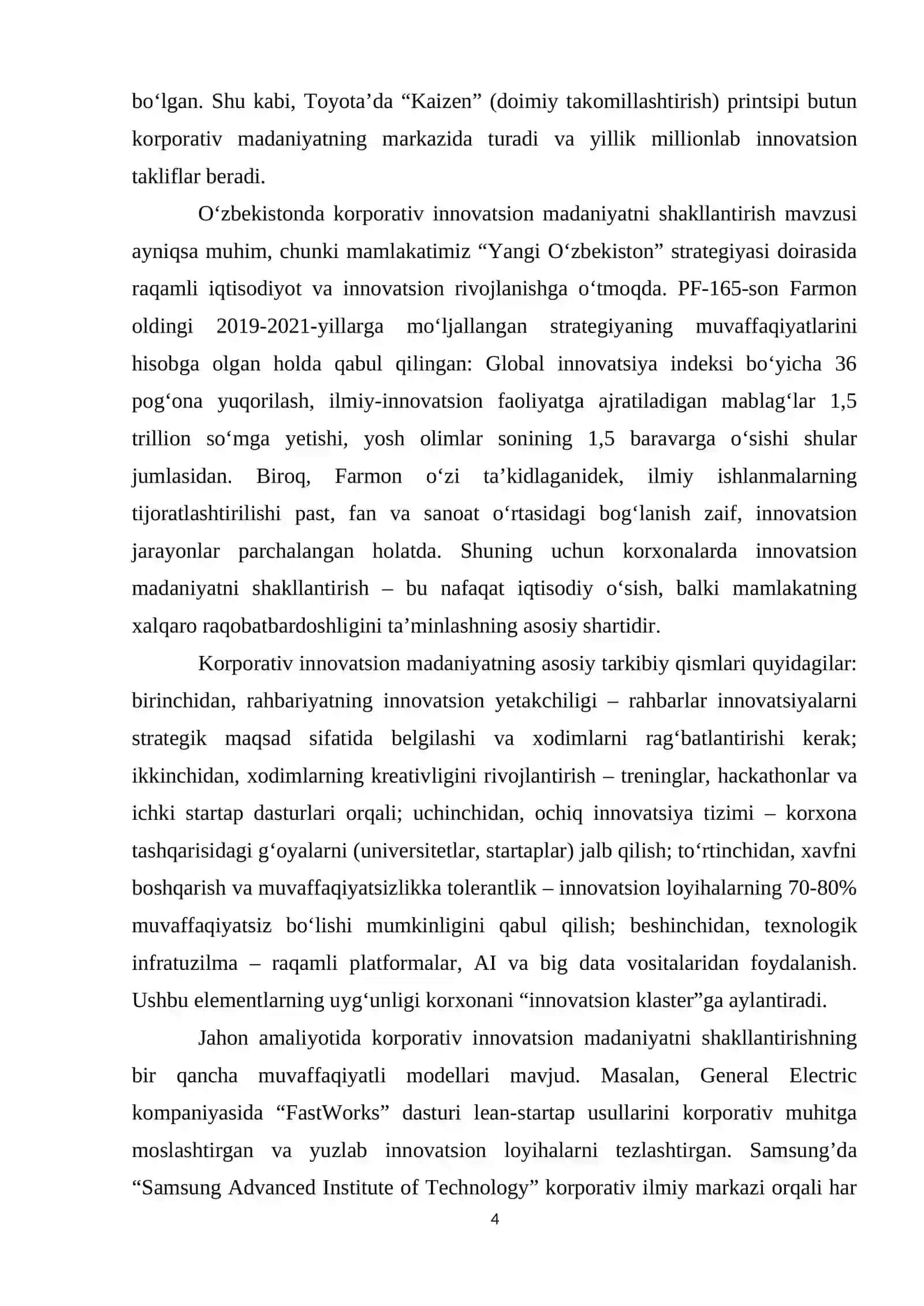 Korporativ innovatsion madaniyatni shakllantirish 4