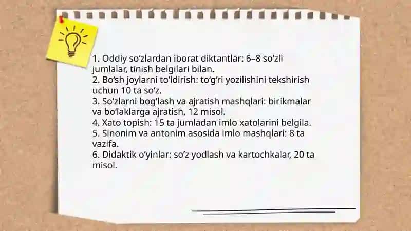 Matini imloviy tahlil qilish 4