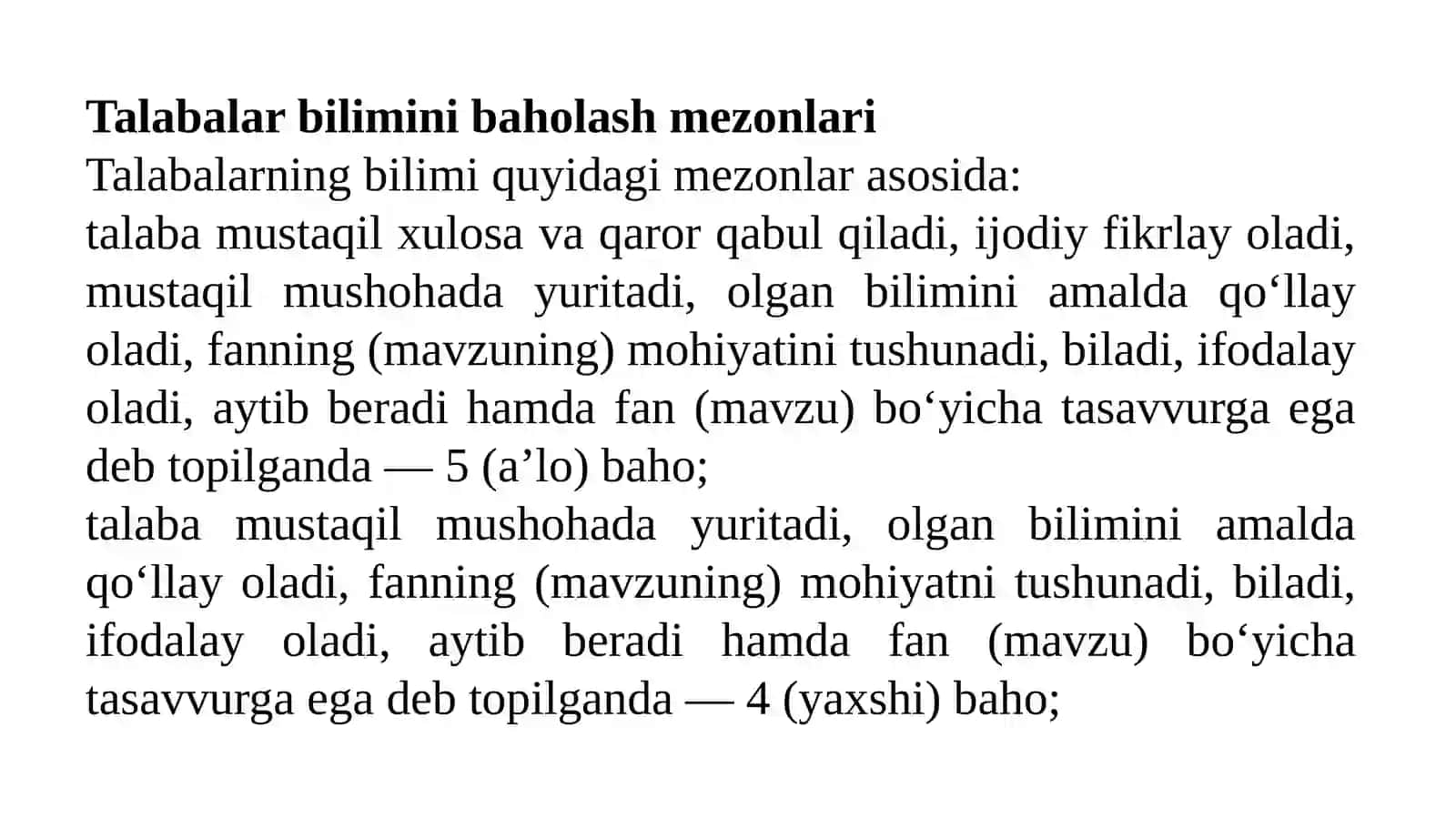 Uzluksiz ta’limda pedagogik nazoratni tashkil etishning ilmiy asoslari 4
