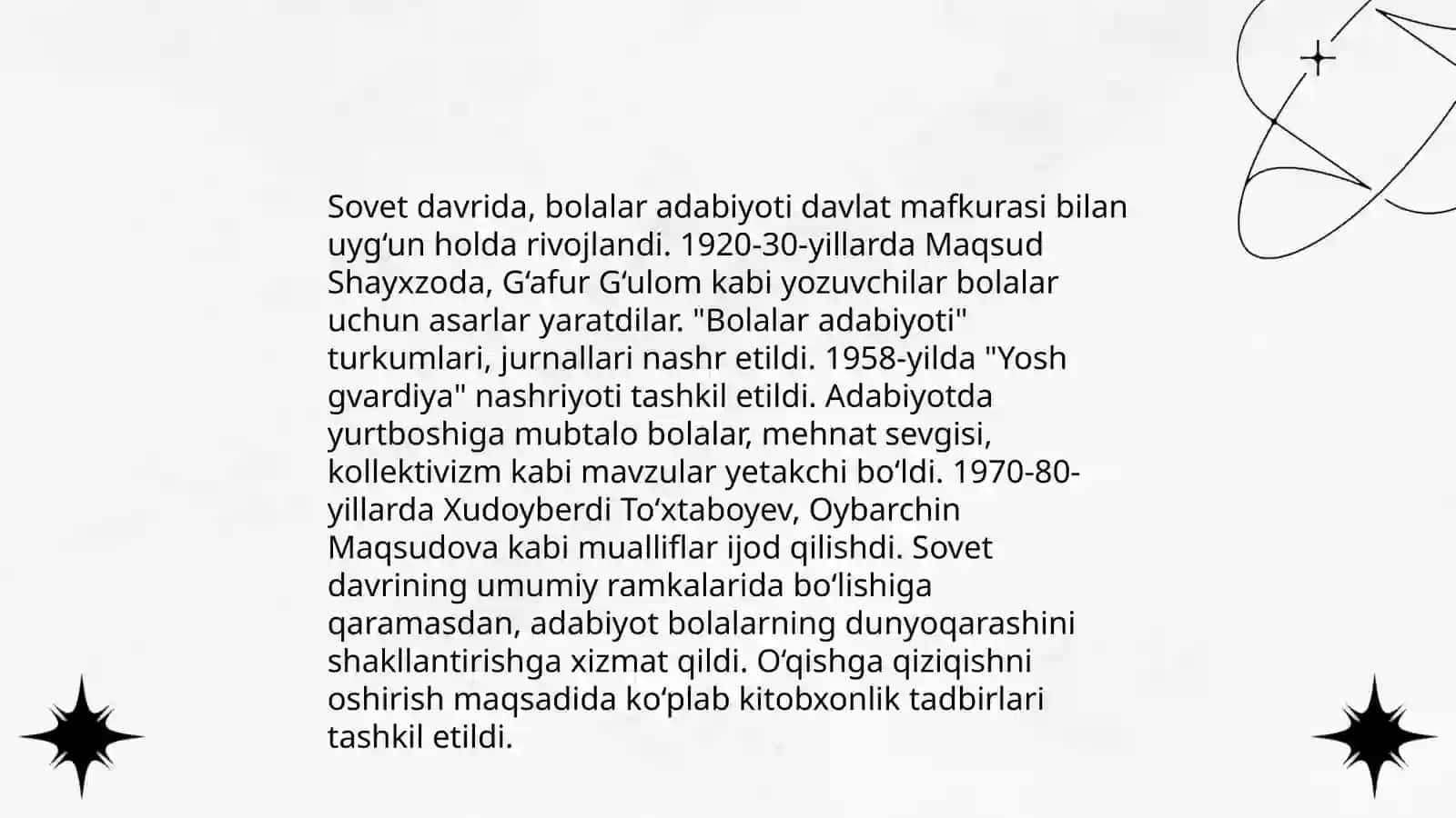 O‘zbek bolalar kitobxonligi tarixi 4