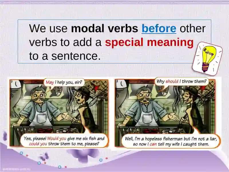 Modal verbs 4