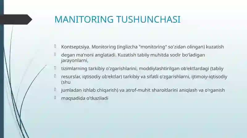 Yerni manitoring qilish materiallarini oʻrmon xoʻjaligi sohalarida qollash 4