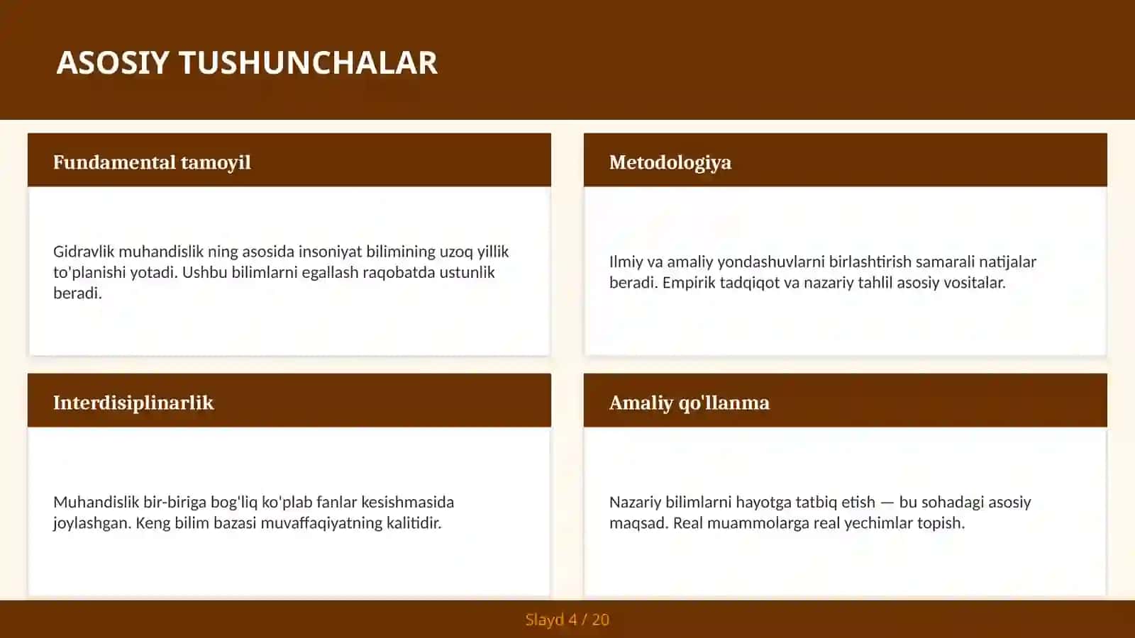 Gidravlik muhandislik 4