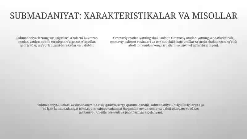 Ommaviy Madaniyatning Shakllanish Tarixi Va Unig Turlari 4