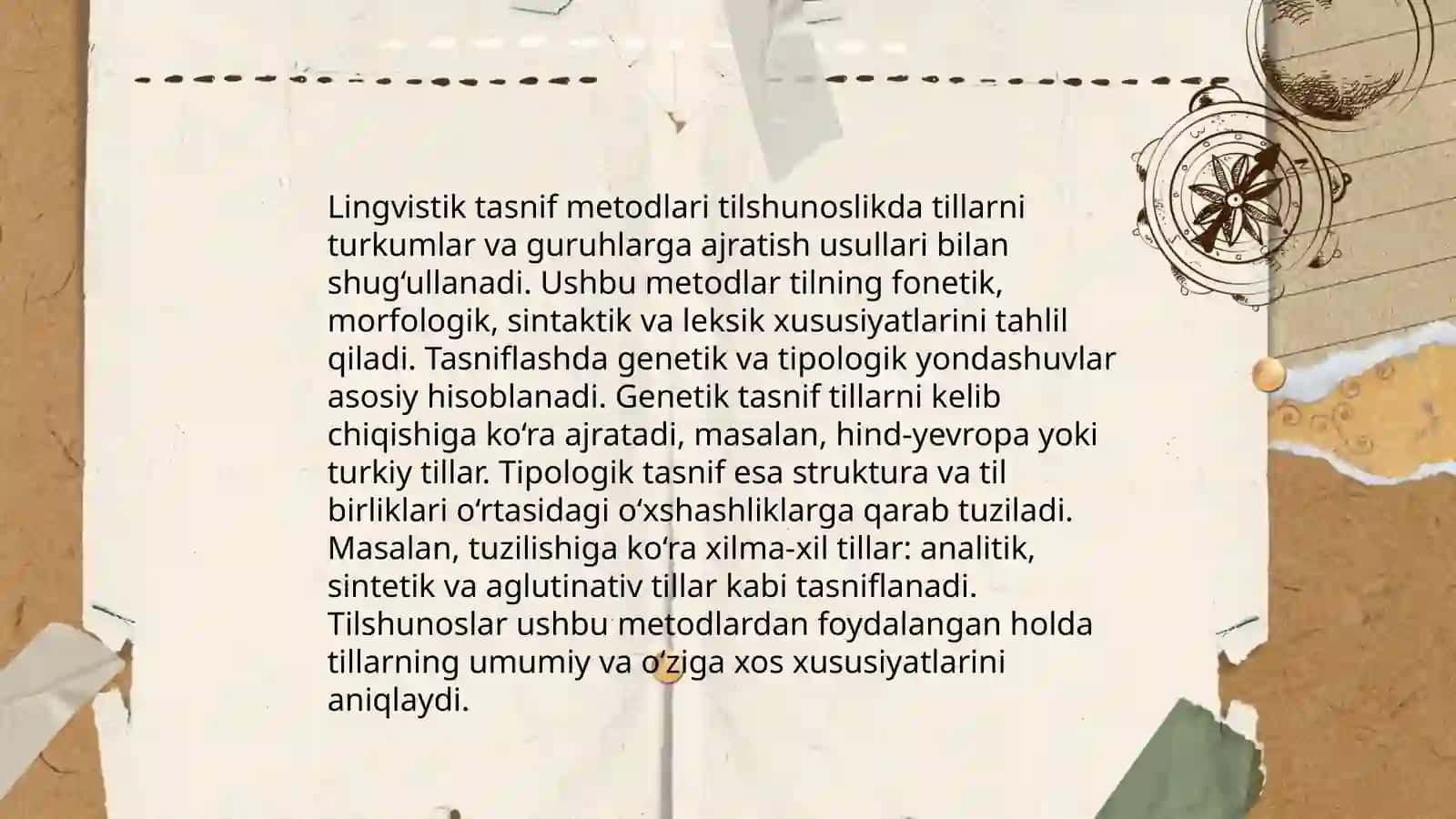 Tillarning geneologik tasnifi 4