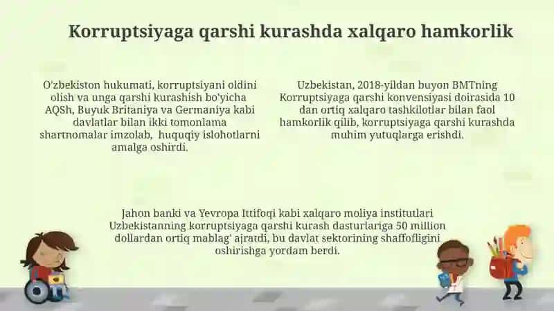 Korrupsiyaga qarshi kurashish omillari 4