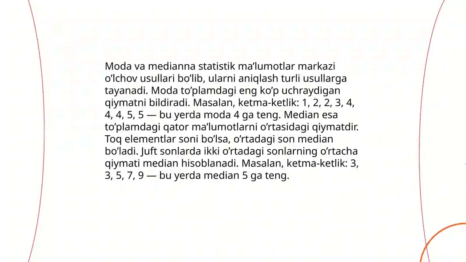 Moda va mediana 4