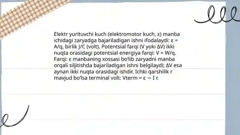 Elektr yurituvchi kuch 4