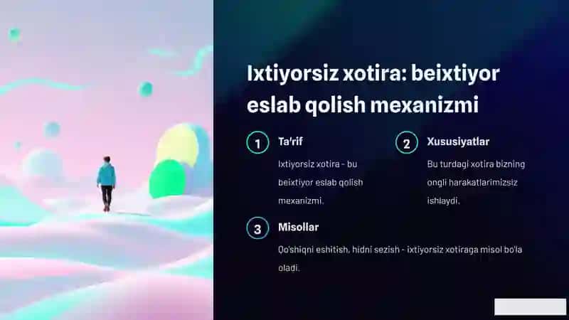 Ixtiyoriy va ixtiyorsiz xotira: inson miyasining ajoyib qobiliyati 4