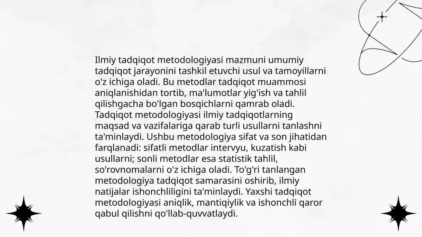Ilmiy tadqiqot metodalogiyasi:maqsadi, mazmuni va funksiyalari 4