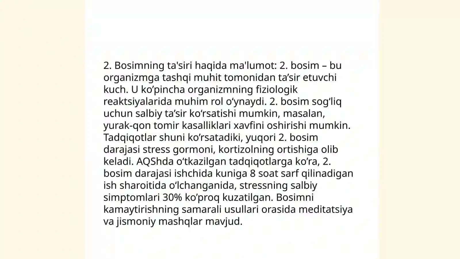 Kimyoviy reaksiyaga ta'sir etuvchi omillar 4
