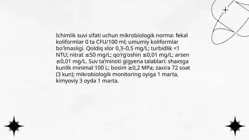 Ichki havo sifati va shamollatish tizimlarining gigyenik talablari 4