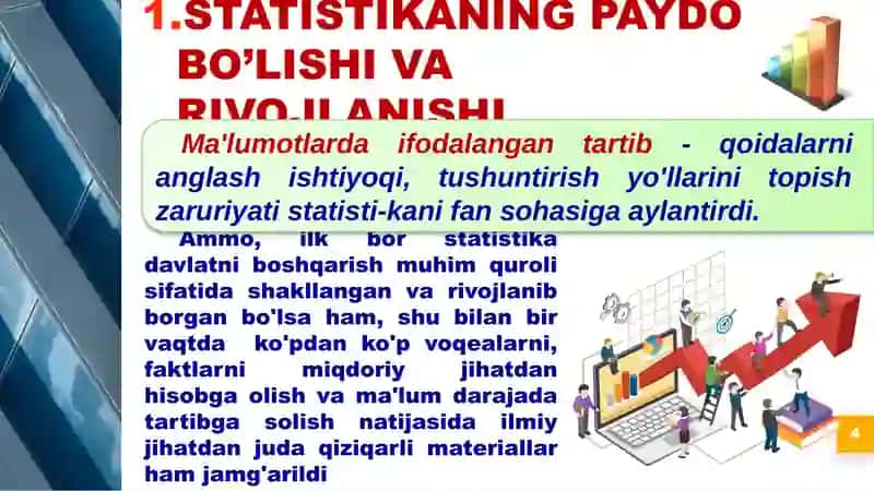 STATISTIKA FANINING PREDMETI VA USLUBI 4
