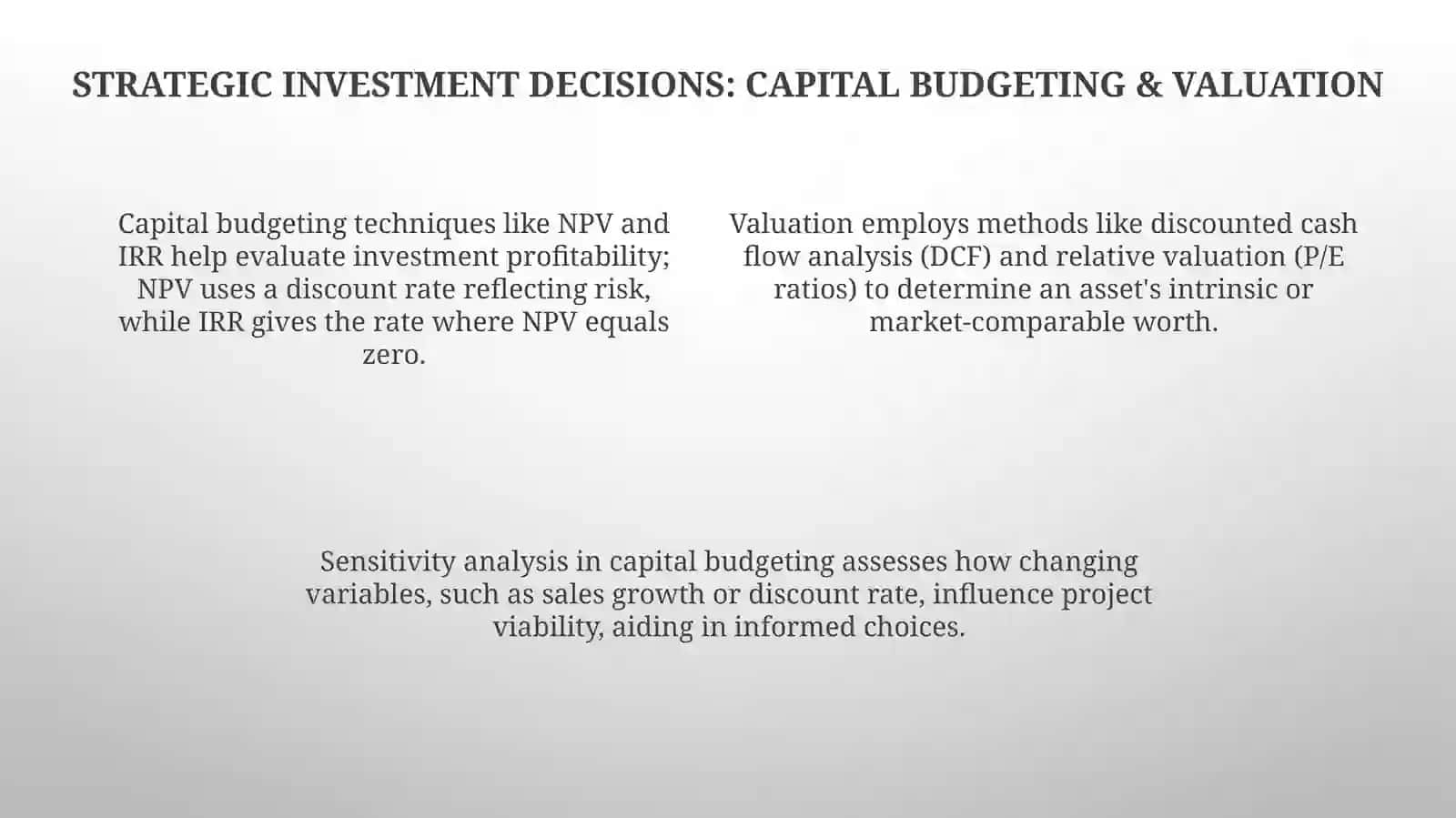 Key concepts of financial management 4