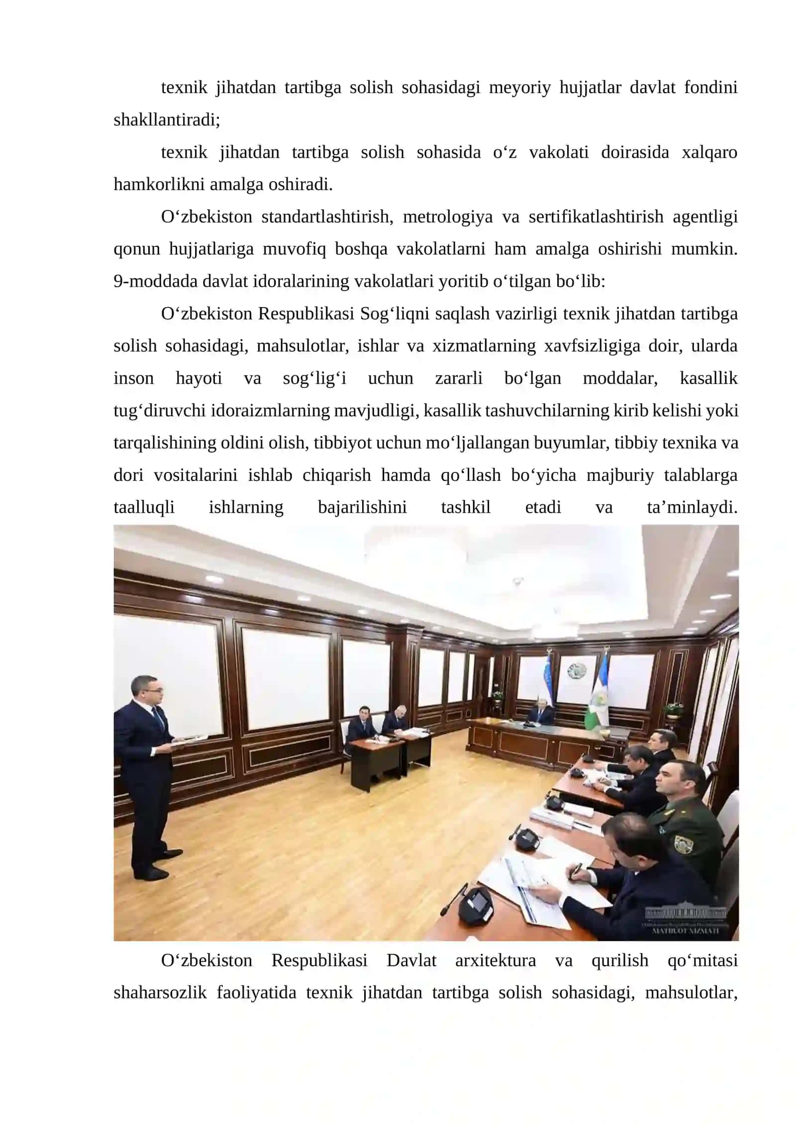 TEXNIK JIHATDAN TARTIBGA SOLISH MEXANIZMLARI. TEXNIK REGLAMENTLARNING BIRLIGI VA MAJBURIY TALABLARI 4