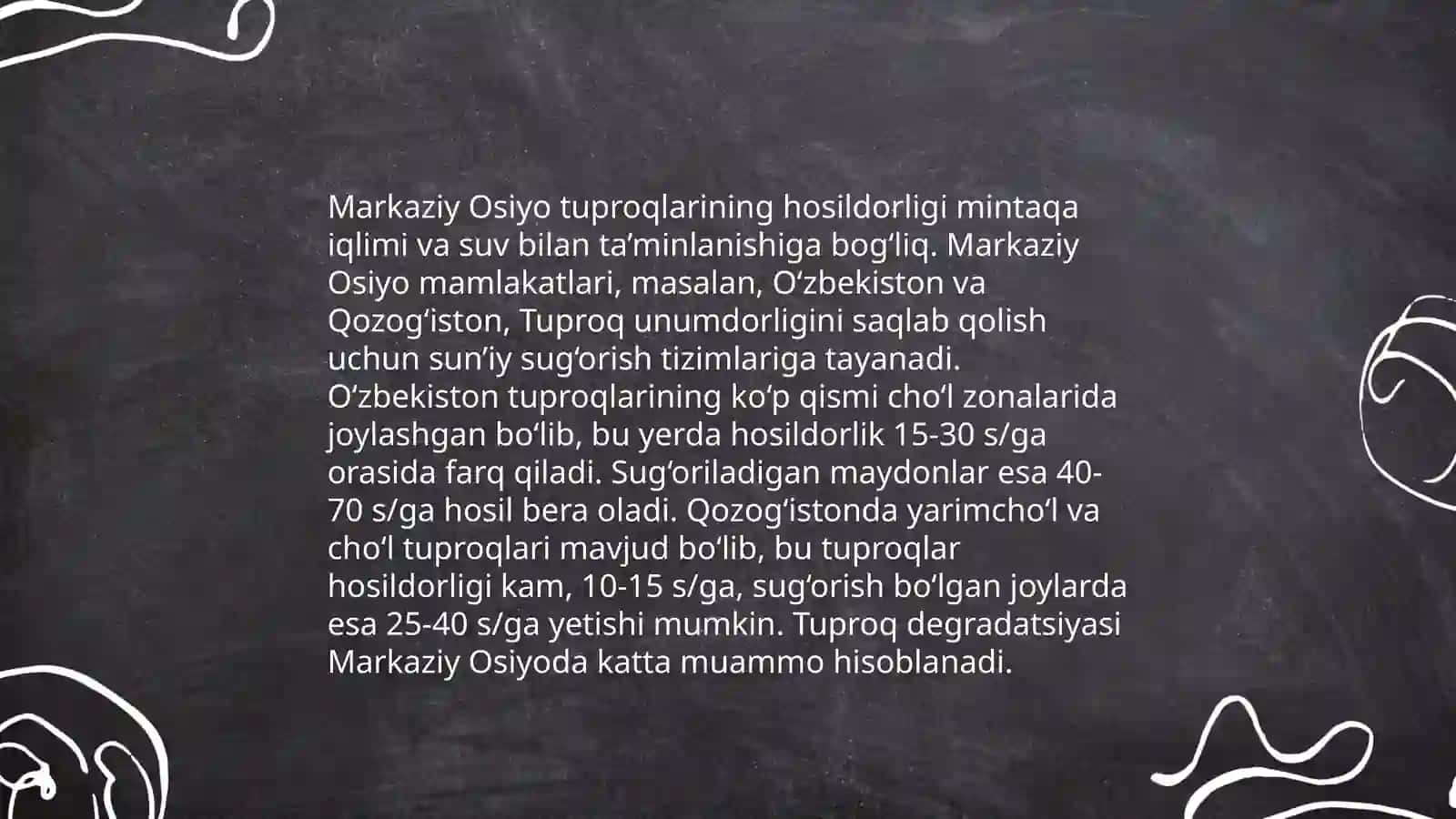 Markaziy Osiyoda joylashgan davlatlardagi tuproqlar 4