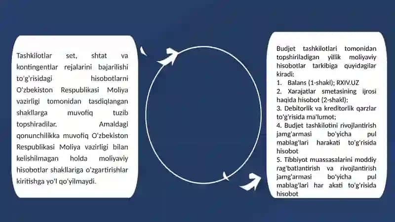 Budjed tashkilotlarining moliyaviy hisobotlarini tuzilishi va taqdim etilishi 4