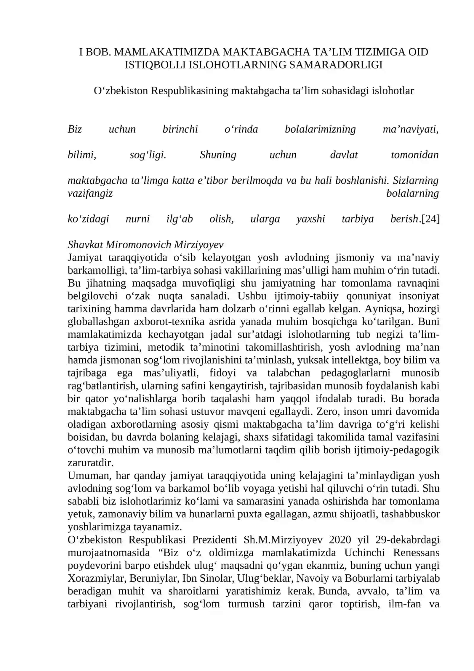 Maktabgacha Ta'limni Rivojlantirish 4