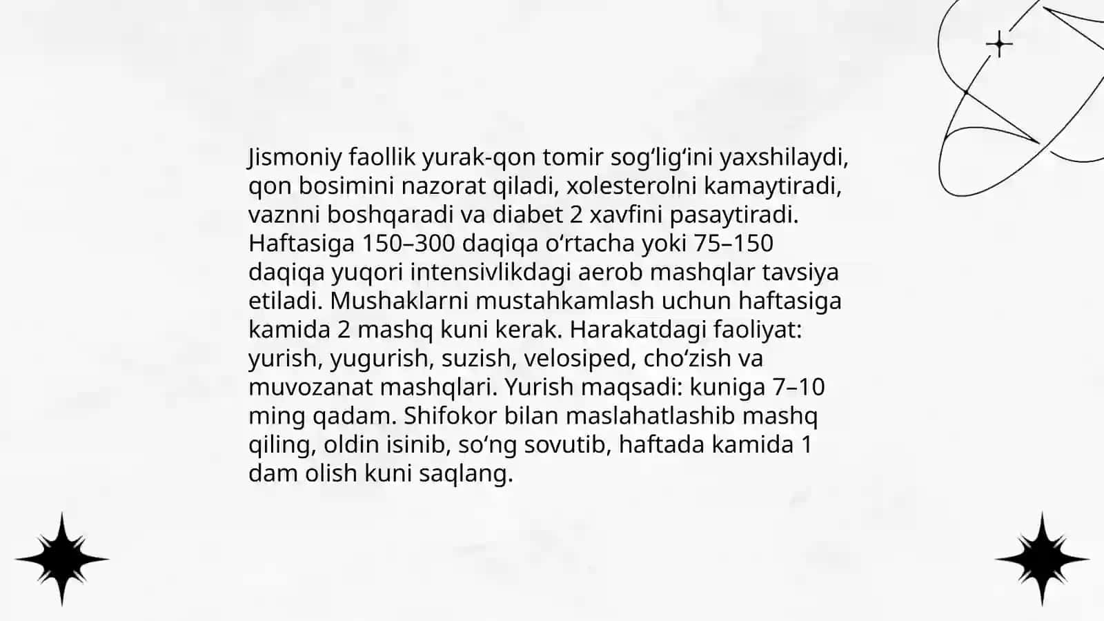 Sogʻlom hayot tarzi 4