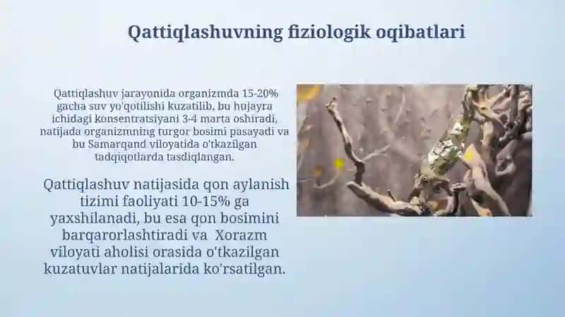 Organizmni chiniqtirishning voleologik ahamiyati 4