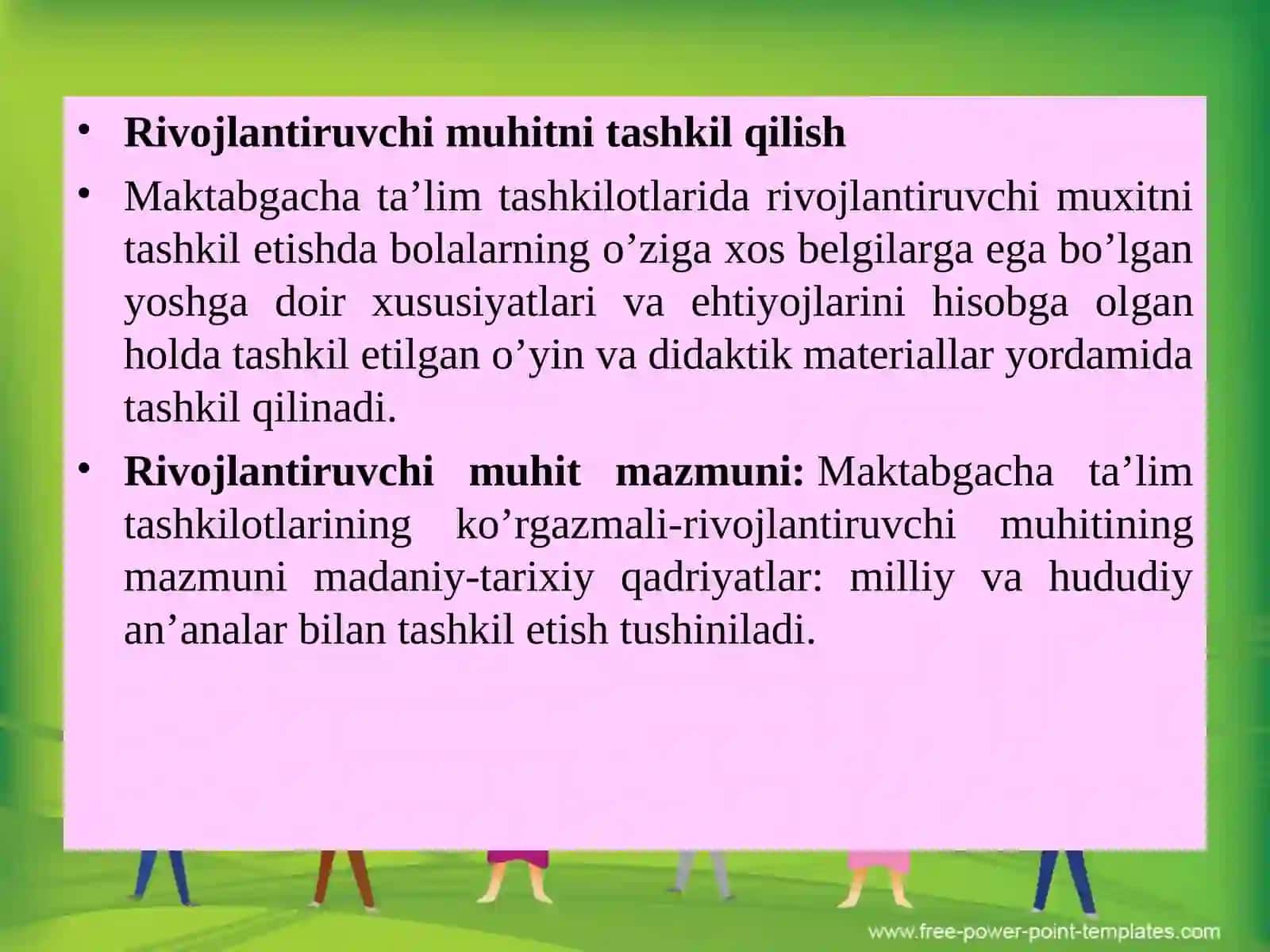Maktabgacha ta’limda STEAM texnologiyasi fanidanTAQDIMOT 4