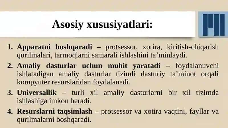 Tizimli dasturiy ta’minot tushunchasi 4