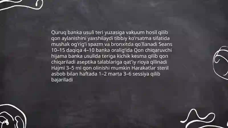 Oddiy fizioterapevtik muolajalar 4