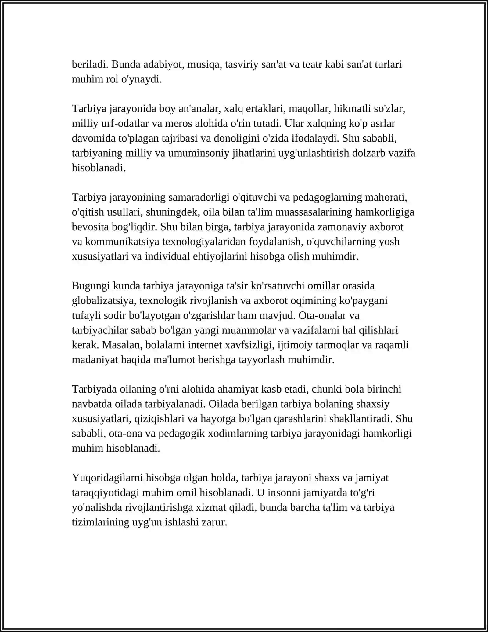 TARBIYA METODLARI VA VOSITALARI 4