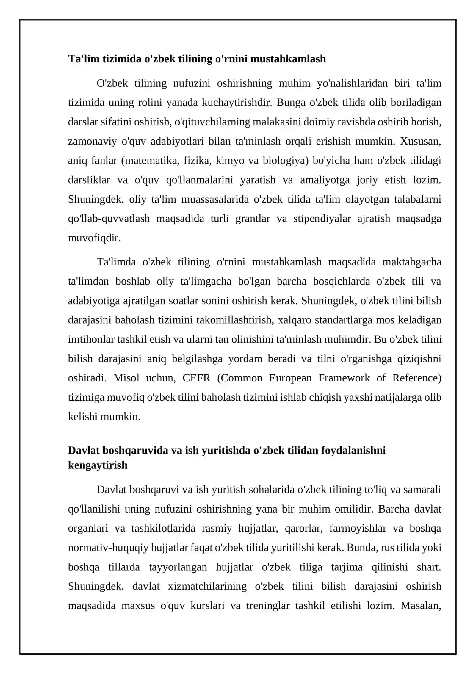 Oʻzbek tilining nufuzini oshirishning ustuvor yoʻnalishlari 4