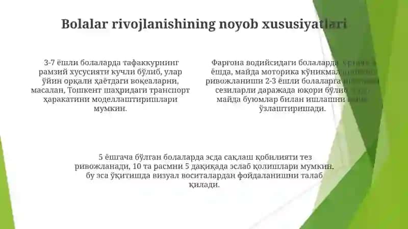 Maktabgacha ta'lim tashkilotlarida pedagogik texnologiyalar asosida loyihalashtirish usullari 4