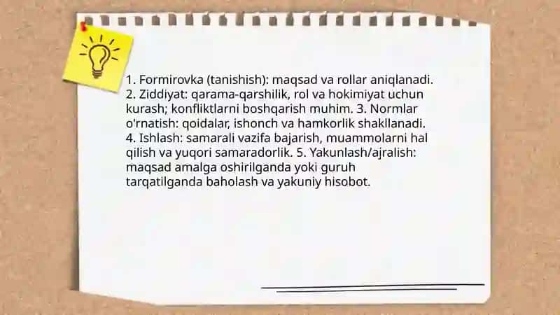 Kichik va katta guruhlar psixologiyasi 4