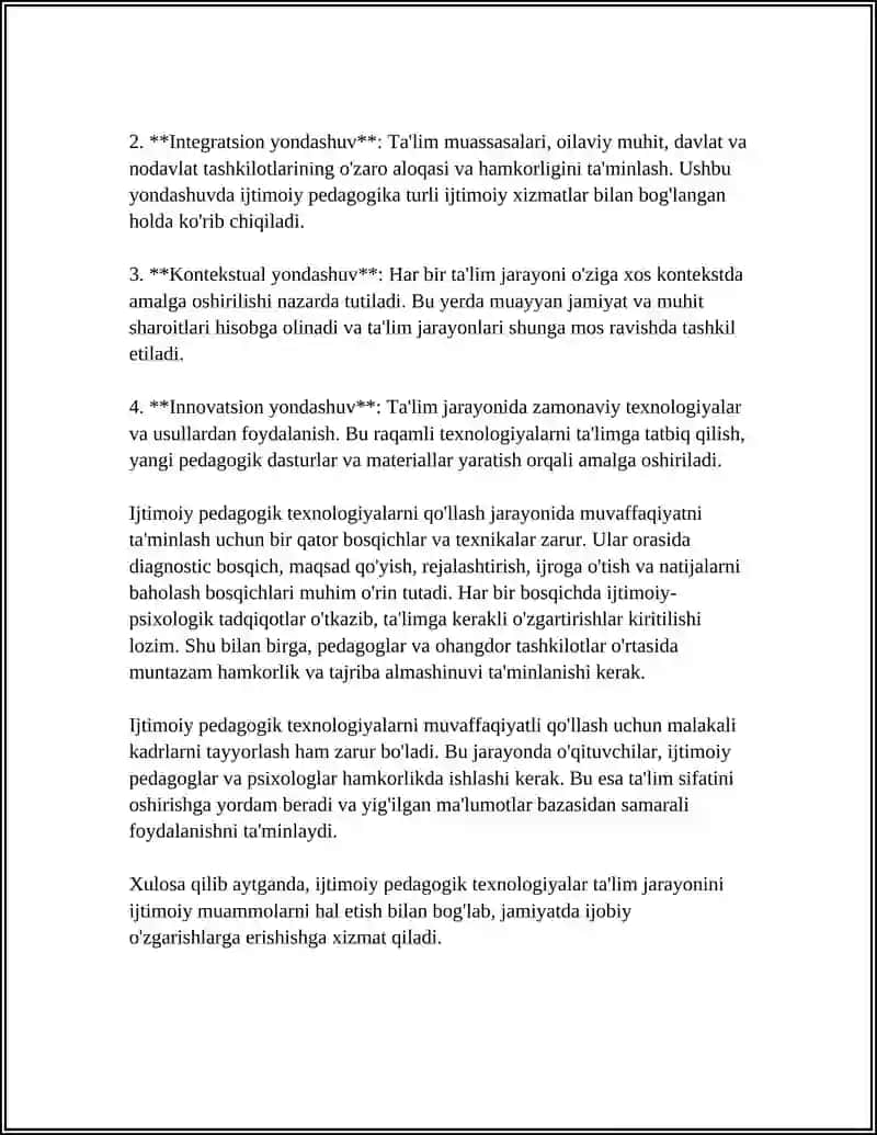 Ijtimoiy Pedagogik Texnologiyalar 4
