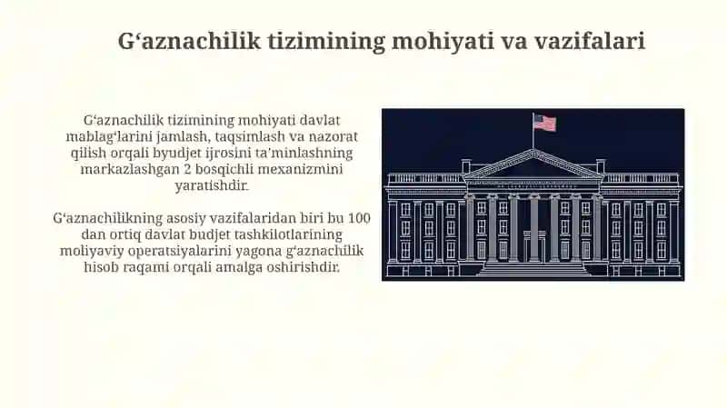 Davlat byudjeti va g‘aznachilik tizimi o‘rtasidagi bog‘liqlik 4