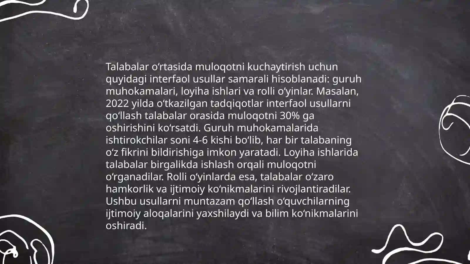 Interfaol usullar va ularning taʼlim jarayoniga taʼsiri 4