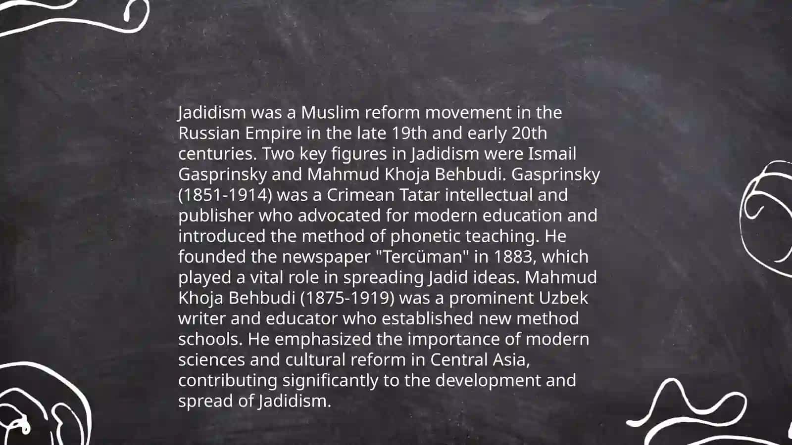 Jadidism movement and importance,manifestations of Jadidism in Turkestan 4