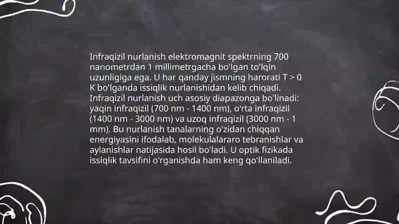 Infraqizil mavzusida taqdimot 4