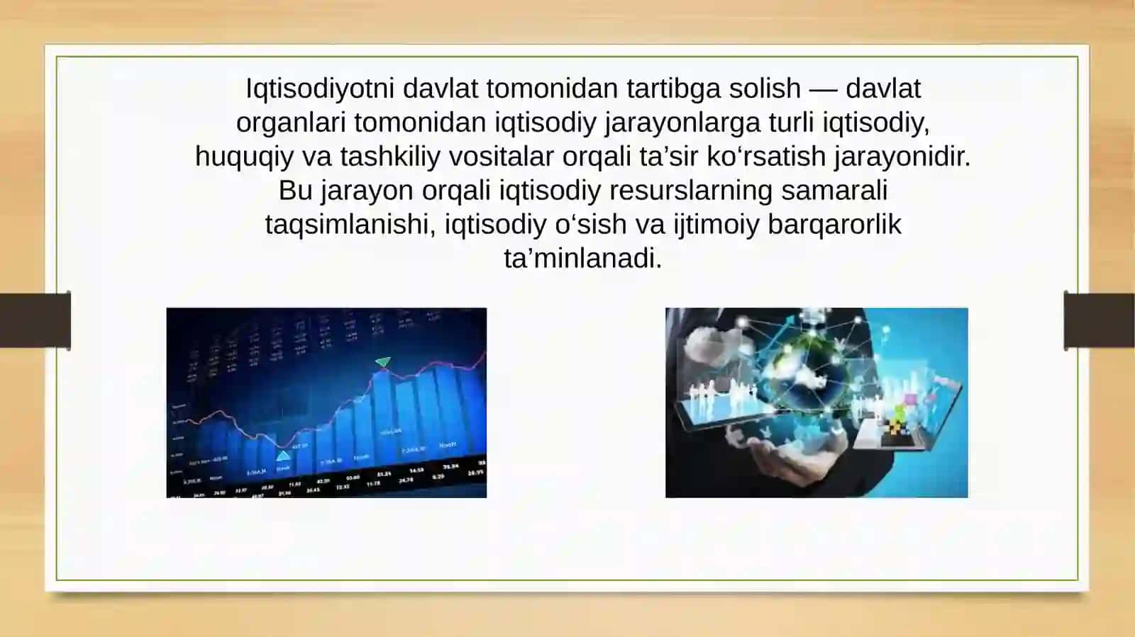 Iqtisodiy faoliyatni davlat tomonidan tartibga solish samaradorligi 4