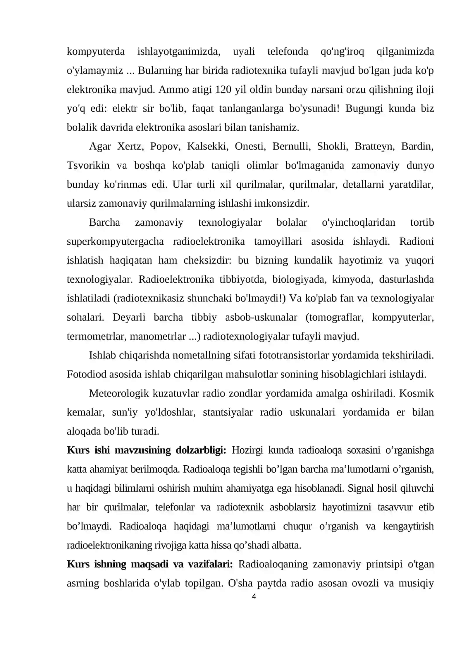 Radioaloqa prinsipi kurs ishi 4
