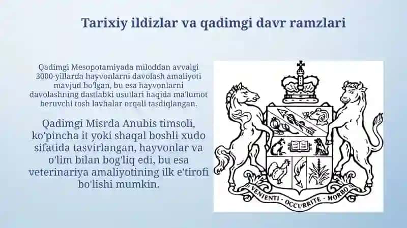 Veterinariya ramzlarining kelibchiqishi 4