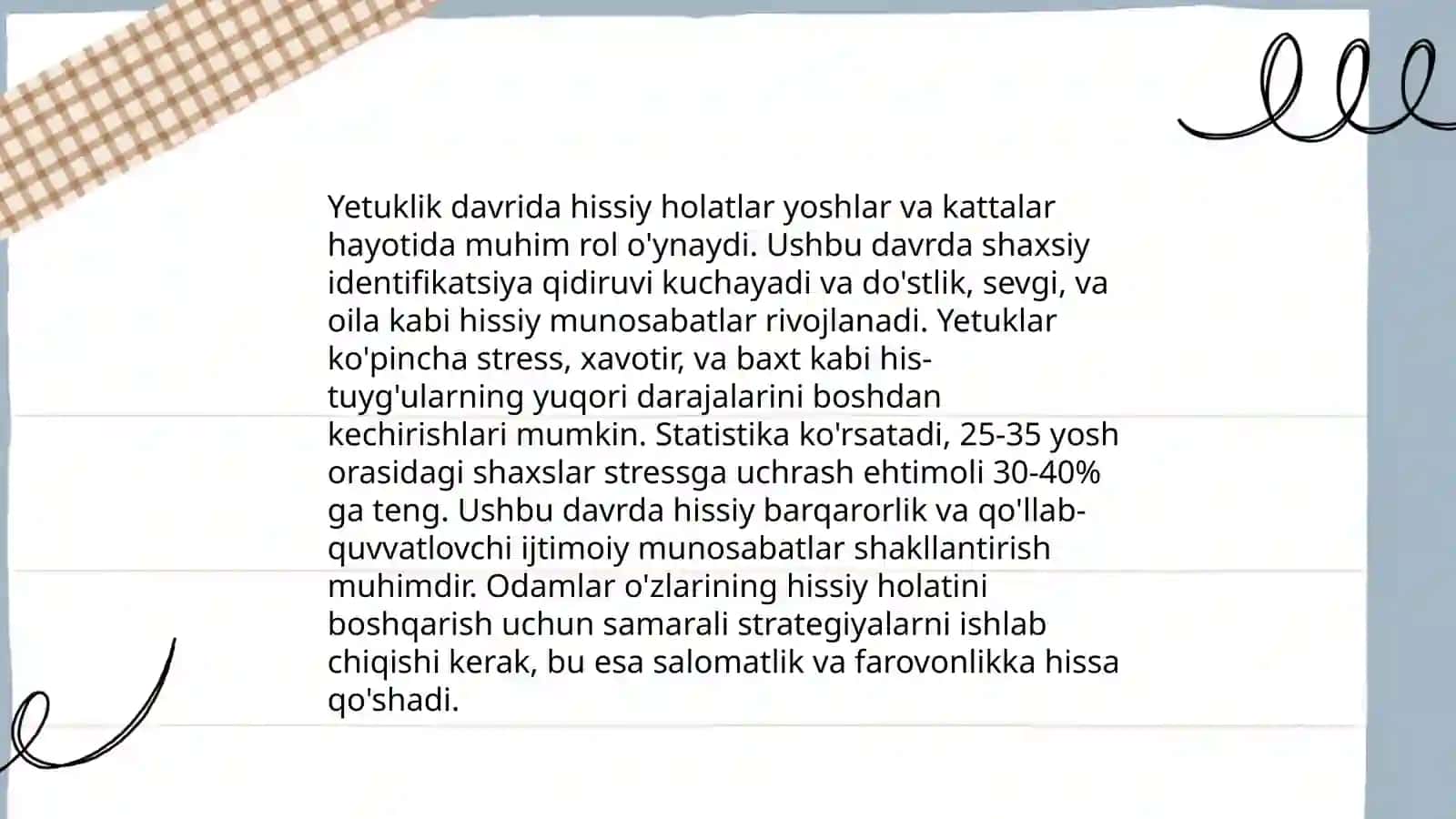 Yetuklik davri psixologiyasi 4