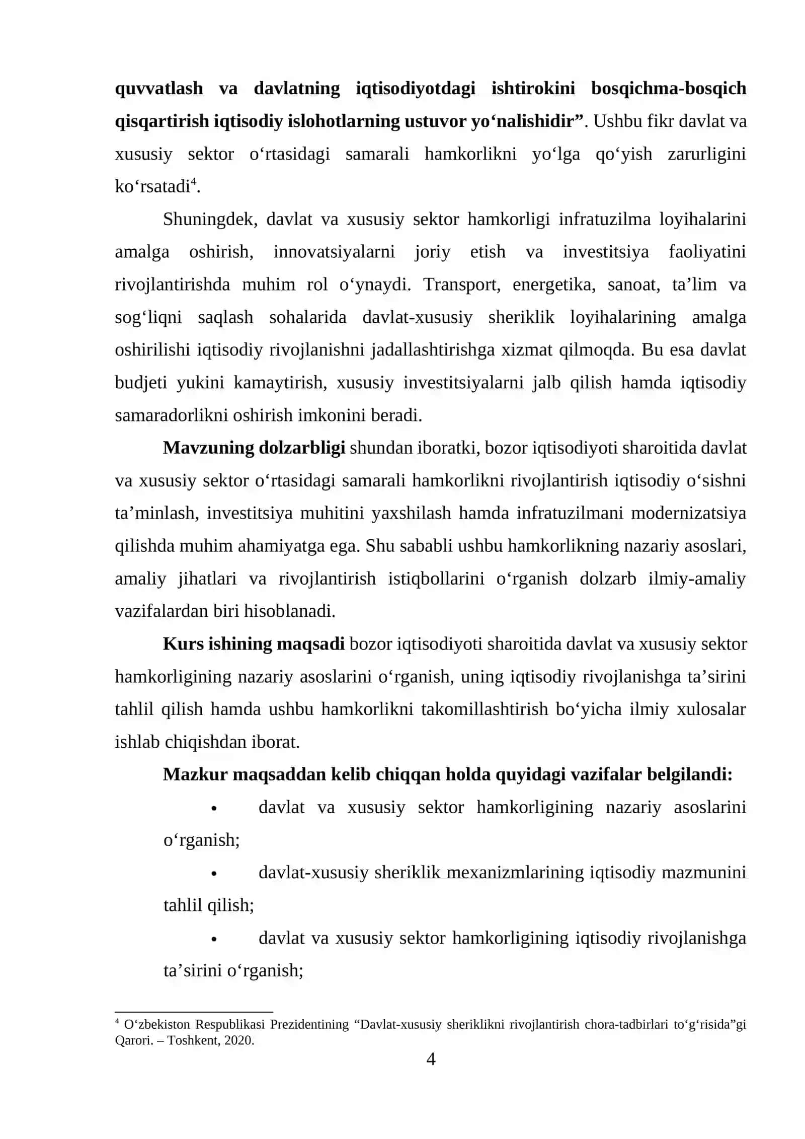 Bozor iqtisodiyotida davlat va xususiy sektor hamkorligi 4