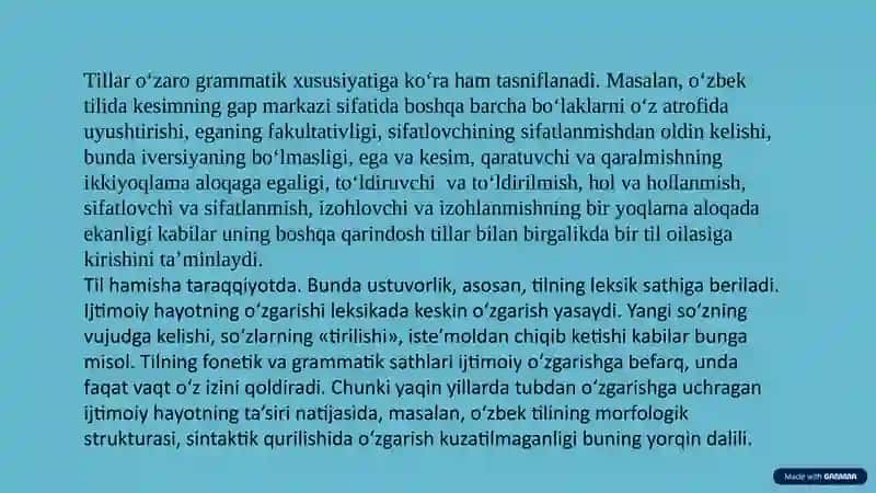1-ma’ruza. Grammatikshakl, grammatik ma’no vagrammatikkategoriya 4