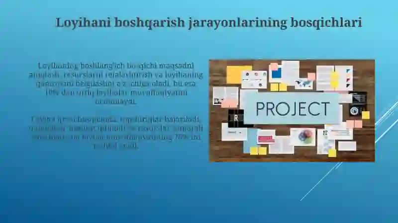 Loyihajarayonlariniboshqarish 4
